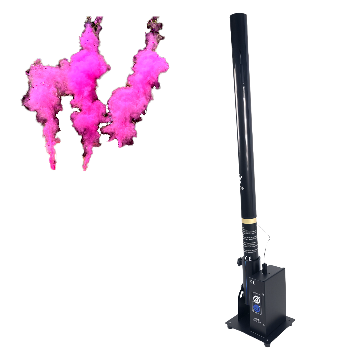 Confetti Cannon Tube - Lançador de Confetes Elétrico com Controle