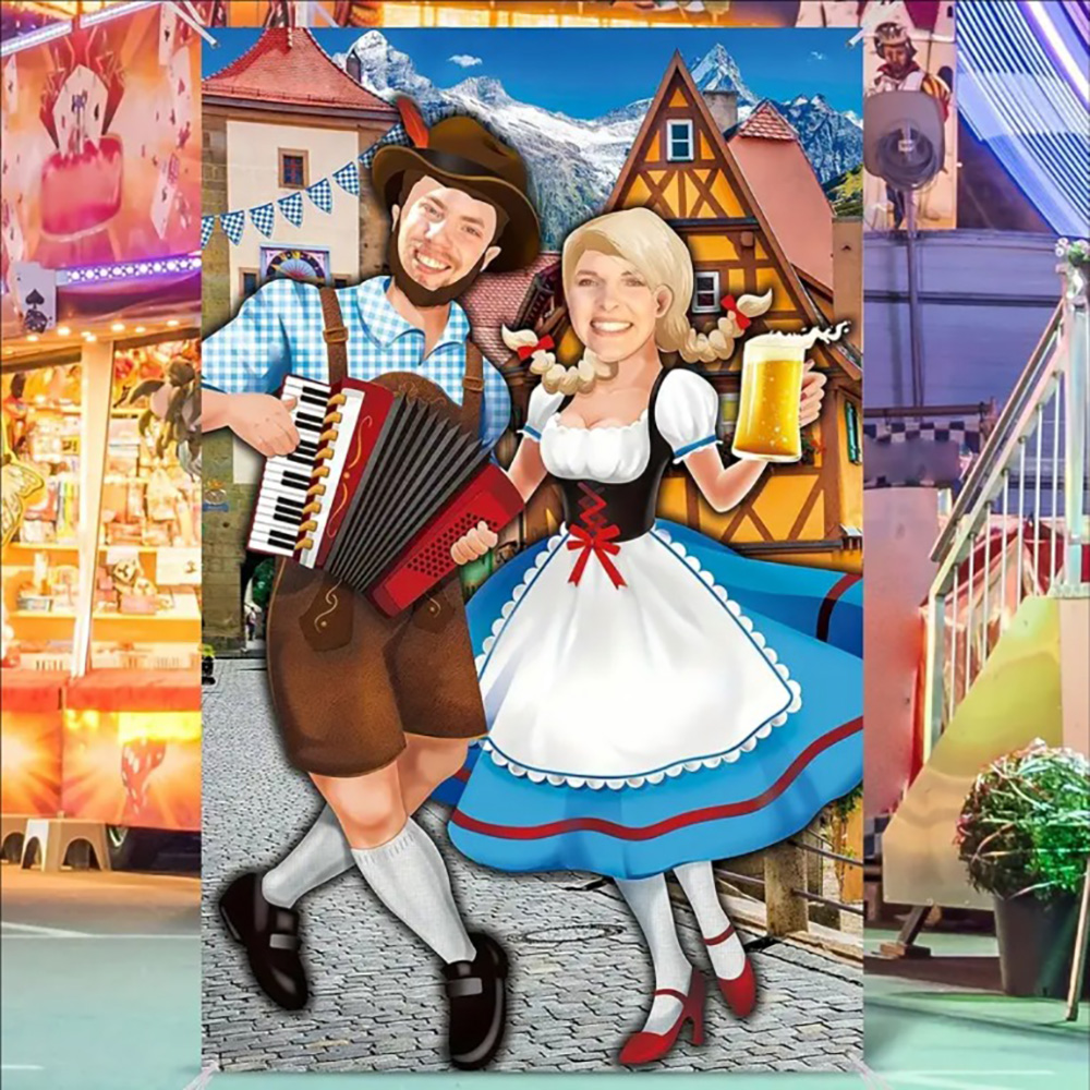 Photo Booth Frame - 1pc 1.8x0.9m vinil oktoberfest cabine de