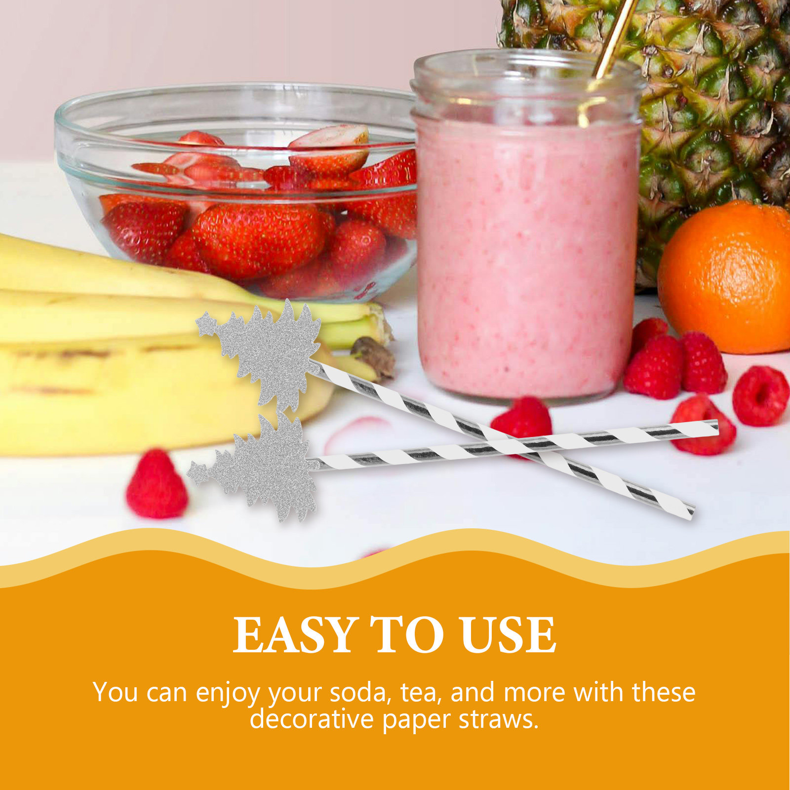 25 unidades de canudos de pape - Paper Straw Color avaliação e preço