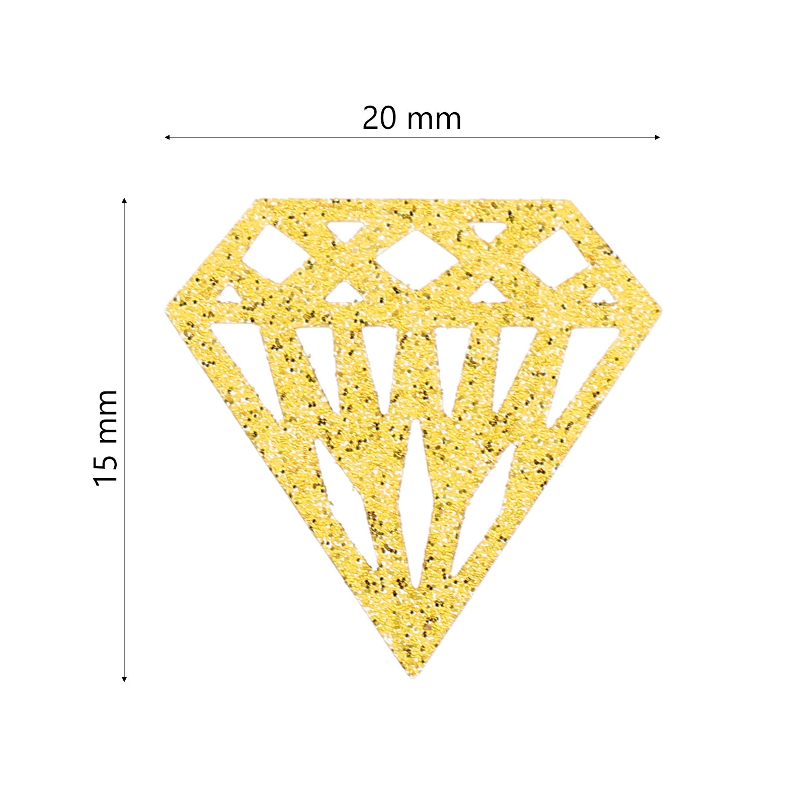300 peças de confetes em forma - Papercraft Supply Confetti avaliação e preço