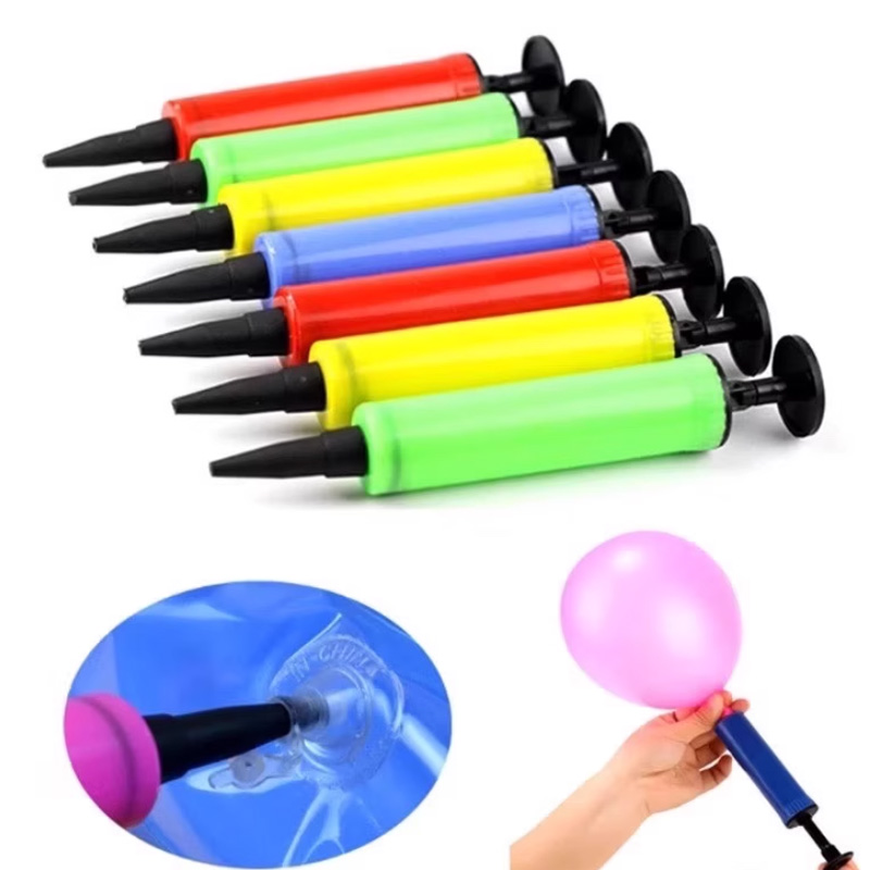 1pc cor aleatória portátil min - Balloon Pump Hand avaliação e preço