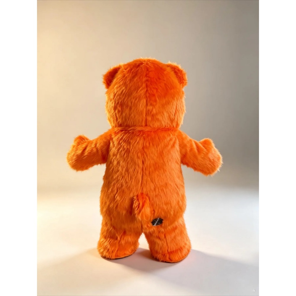 Fato de mascote de urso laranj - Event Party avaliação e preço