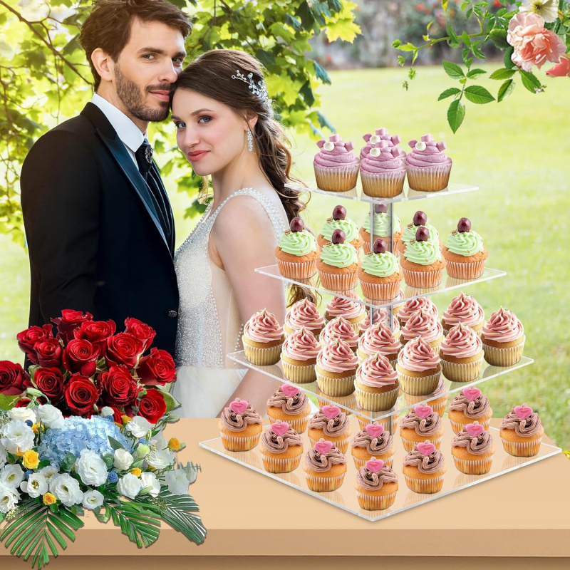 YestBuy Suporte de cupcake acr - Cupcake Stand Tier avaliação e preço