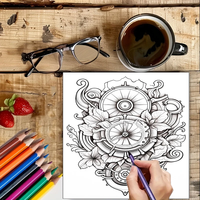 Livro de Colorir Flores Steamp - Event Supplies avaliação e preço