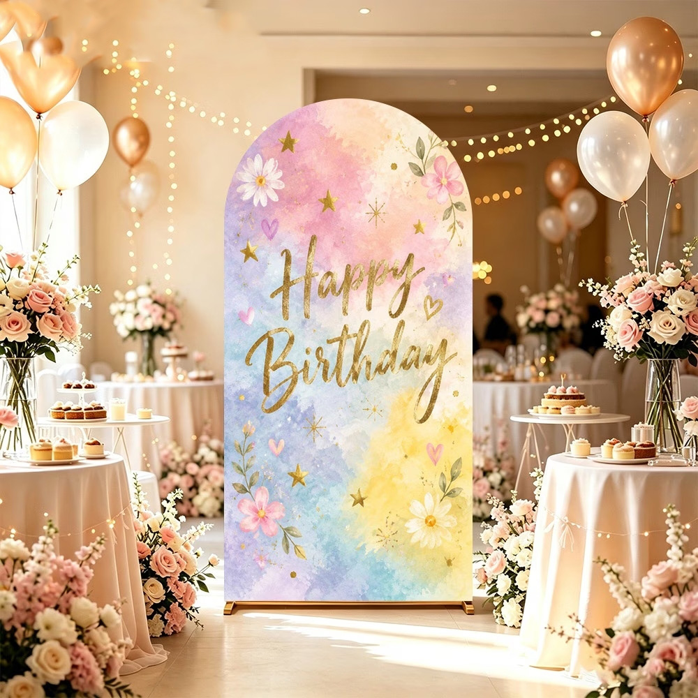 Fundo de Aniversário Personali - Dessert Table Backdrop avaliação e preço