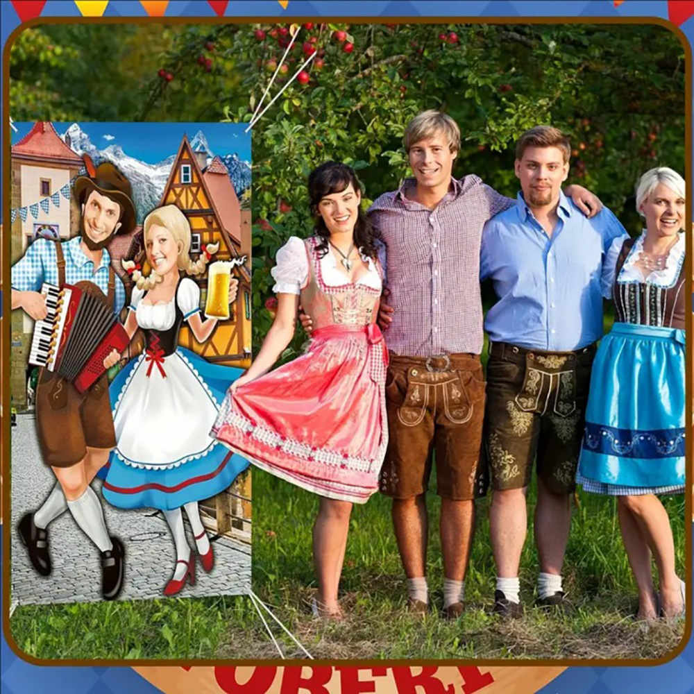 1pc 1.8x0.9m vinil oktoberfest - Photo Booth Frame avaliação e preço